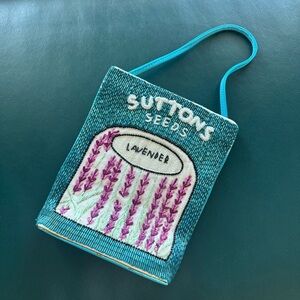 Anya Hindmarch Lavender Beaded Purse